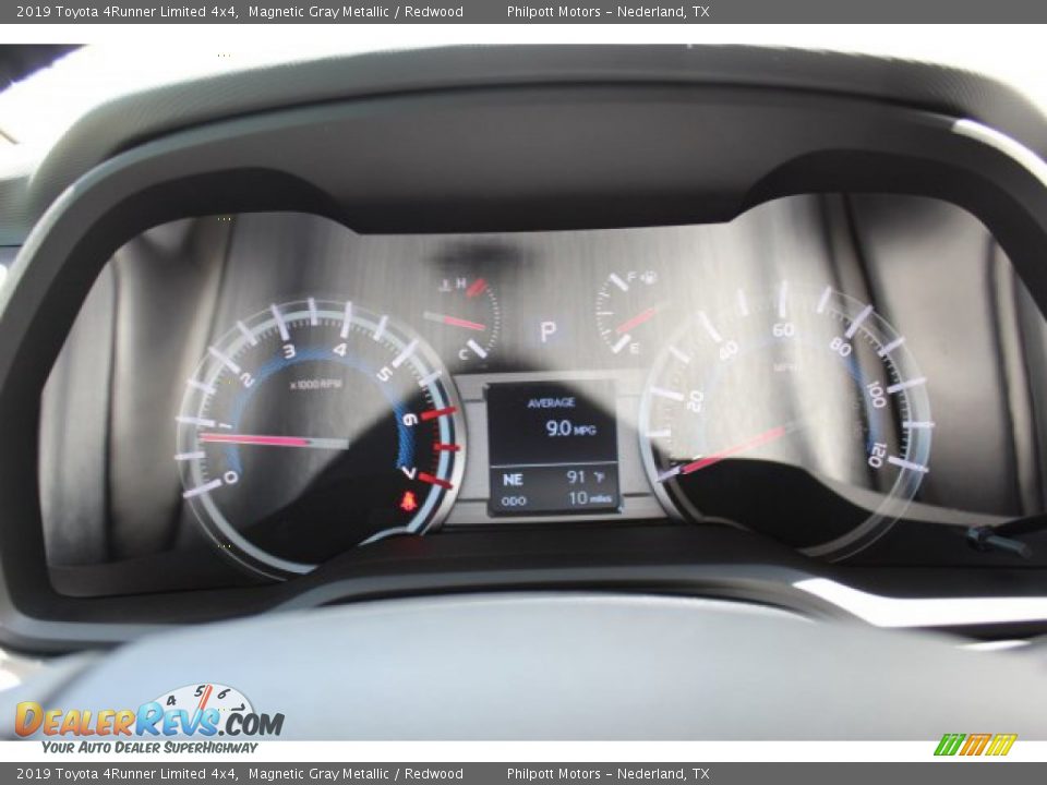 2019 Toyota 4Runner Limited 4x4 Magnetic Gray Metallic / Redwood Photo #14