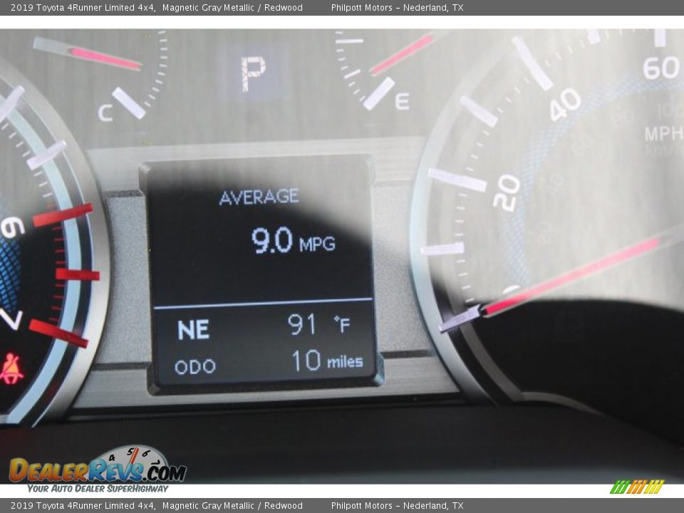 2019 Toyota 4Runner Limited 4x4 Magnetic Gray Metallic / Redwood Photo #15