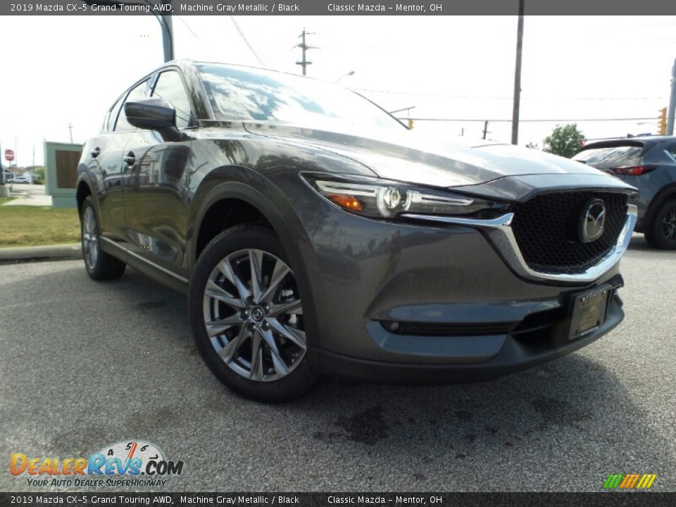 2019 Mazda CX-5 Grand Touring AWD Machine Gray Metallic / Black Photo #1