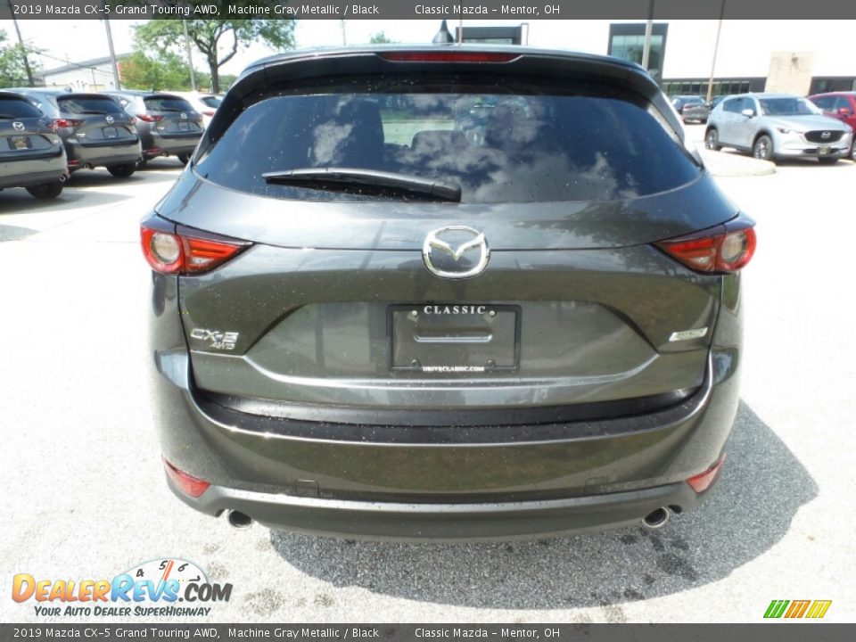 2019 Mazda CX-5 Grand Touring AWD Machine Gray Metallic / Black Photo #6