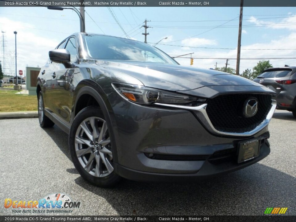2019 Mazda CX-5 Grand Touring Reserve AWD Machine Gray Metallic / Black Photo #1