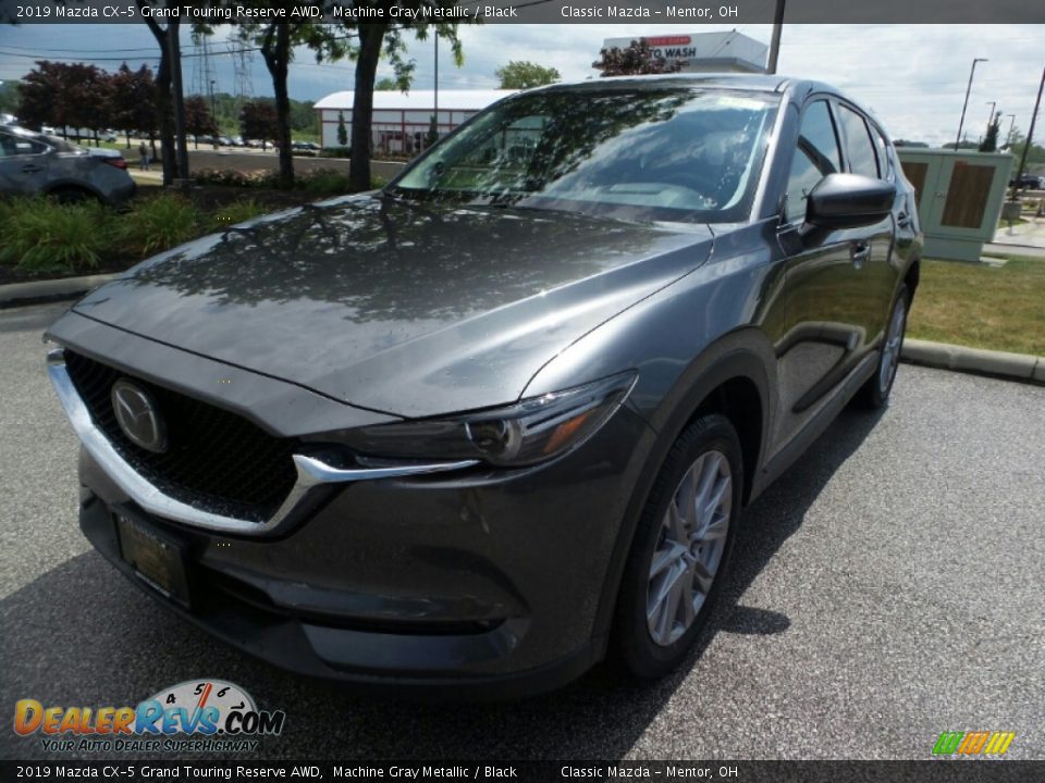 2019 Mazda CX-5 Grand Touring Reserve AWD Machine Gray Metallic / Black Photo #3