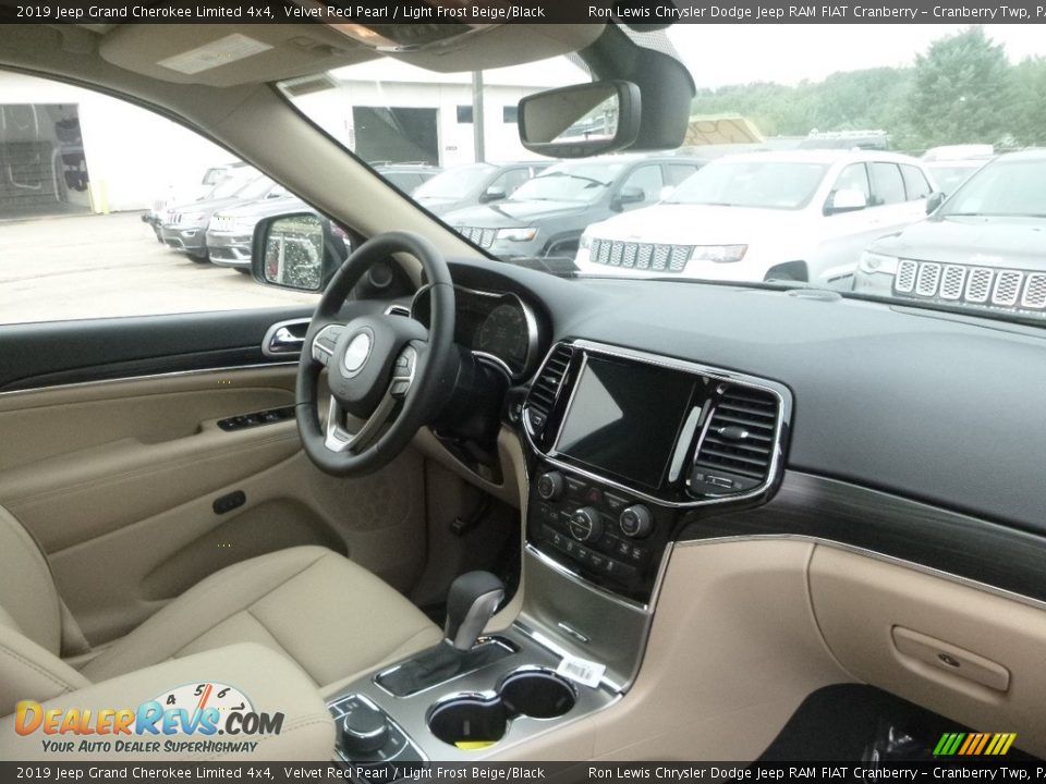 2019 Jeep Grand Cherokee Limited 4x4 Velvet Red Pearl / Light Frost Beige/Black Photo #11