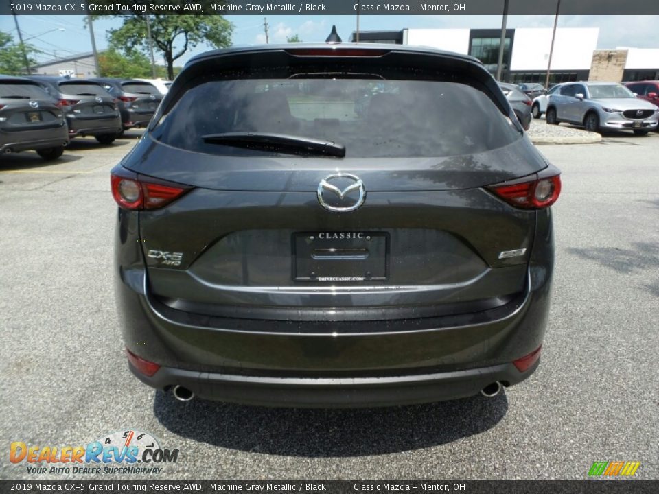2019 Mazda CX-5 Grand Touring Reserve AWD Machine Gray Metallic / Black Photo #6