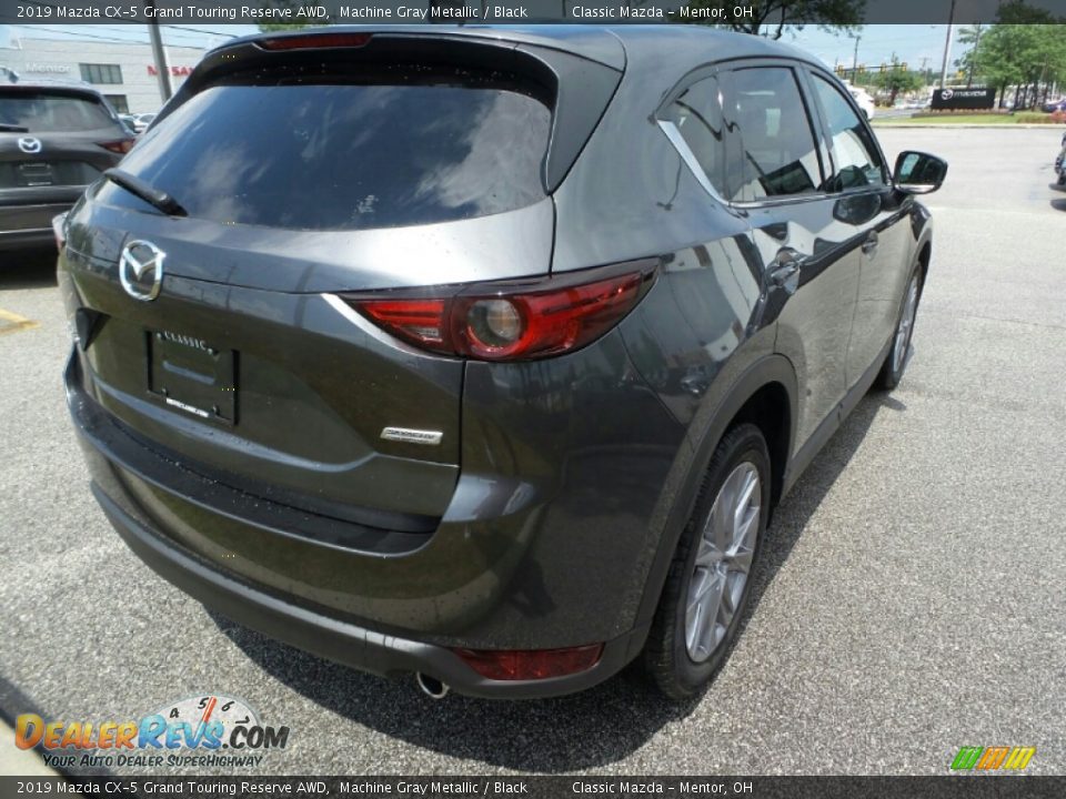 2019 Mazda CX-5 Grand Touring Reserve AWD Machine Gray Metallic / Black Photo #7