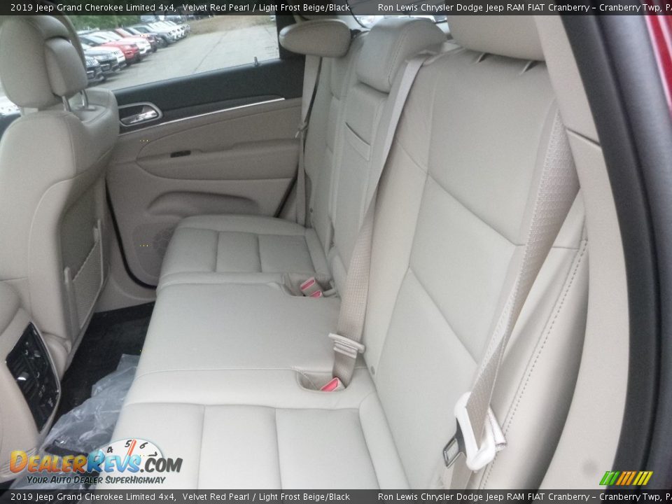 2019 Jeep Grand Cherokee Limited 4x4 Velvet Red Pearl / Light Frost Beige/Black Photo #13