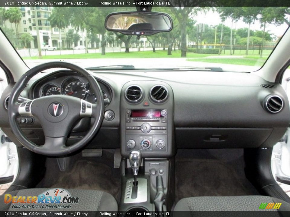 2010 Pontiac G6 Sedan Summit White / Ebony Photo #2