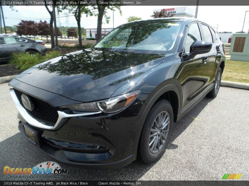 2019 Mazda CX-5 Touring AWD Jet Black Mica / Black Photo #3