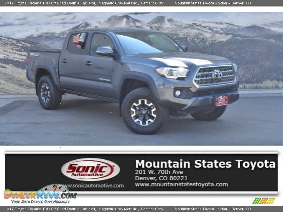 2017 Toyota Tacoma TRD Off Road Double Cab 4x4 Magnetic Gray Metallic / Cement Gray Photo #1