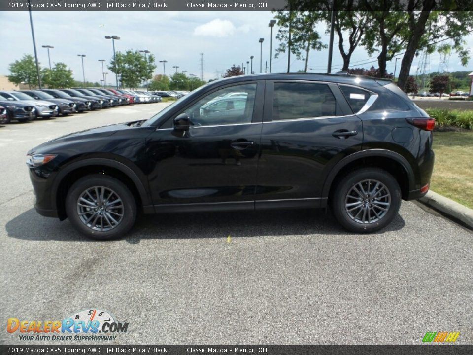 2019 Mazda CX-5 Touring AWD Jet Black Mica / Black Photo #4