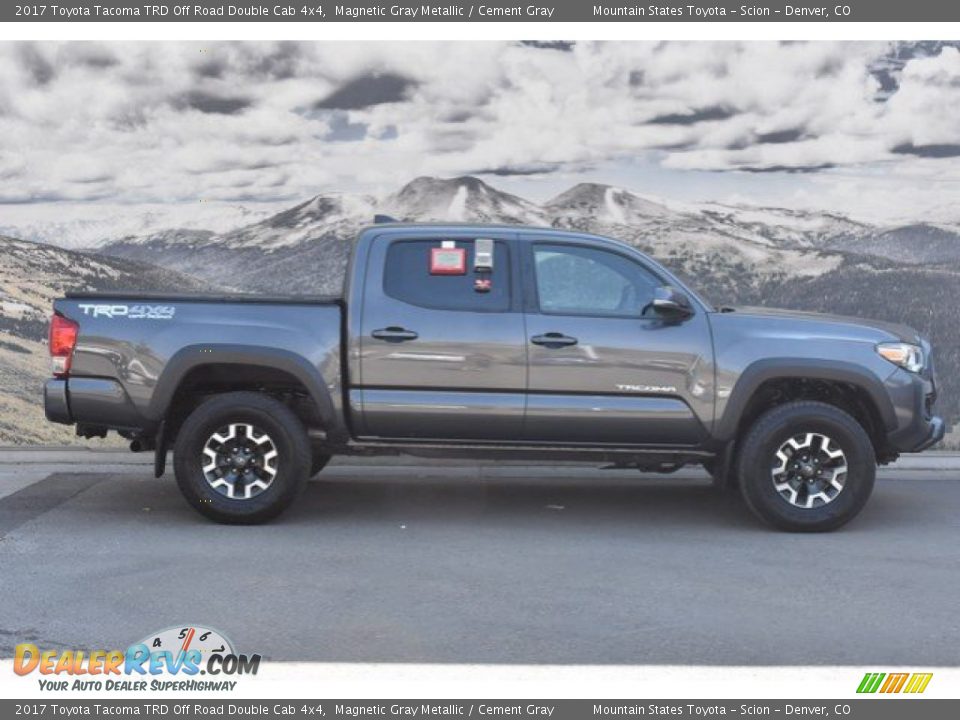 2017 Toyota Tacoma TRD Off Road Double Cab 4x4 Magnetic Gray Metallic / Cement Gray Photo #2