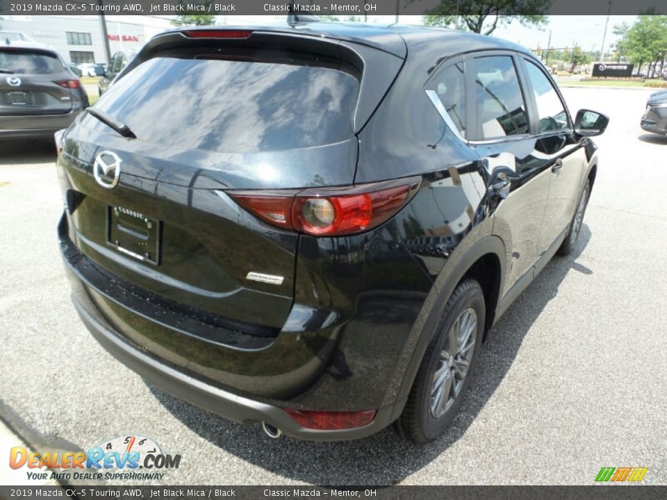 2019 Mazda CX-5 Touring AWD Jet Black Mica / Black Photo #7