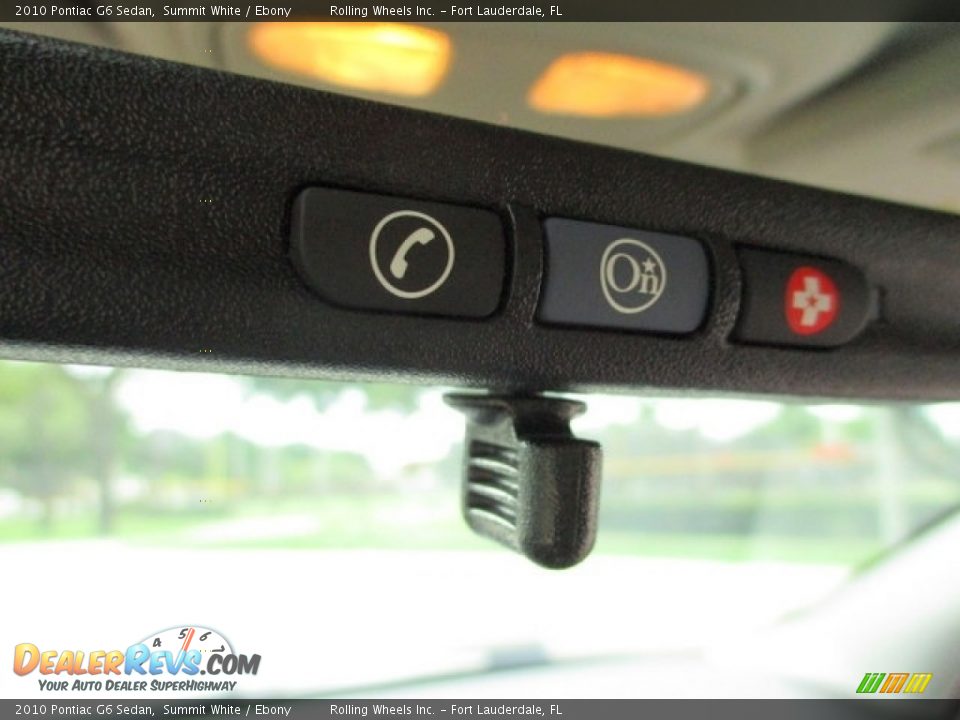 2010 Pontiac G6 Sedan Summit White / Ebony Photo #10