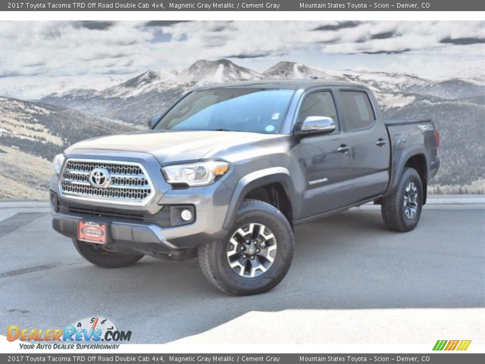2017 Toyota Tacoma TRD Off Road Double Cab 4x4 Magnetic Gray Metallic / Cement Gray Photo #5