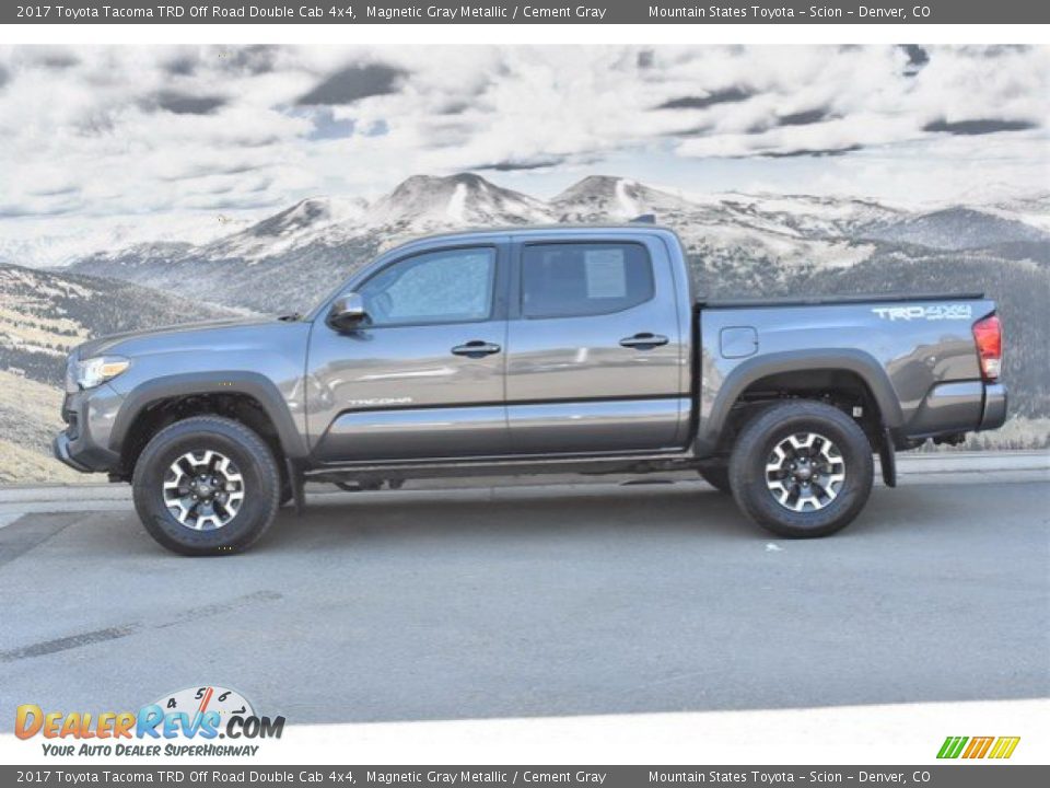 2017 Toyota Tacoma TRD Off Road Double Cab 4x4 Magnetic Gray Metallic / Cement Gray Photo #6