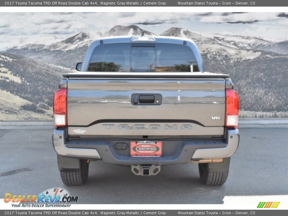 2017 Toyota Tacoma TRD Off Road Double Cab 4x4 Magnetic Gray Metallic / Cement Gray Photo #8