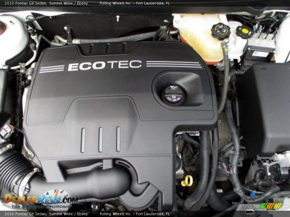 2010 Pontiac G6 Sedan Summit White / Ebony Photo #16