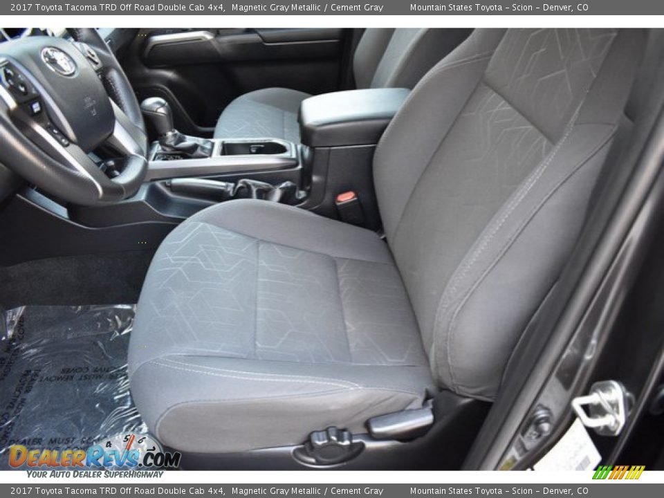 2017 Toyota Tacoma TRD Off Road Double Cab 4x4 Magnetic Gray Metallic / Cement Gray Photo #11