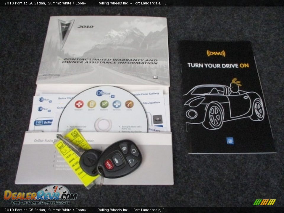 2010 Pontiac G6 Sedan Summit White / Ebony Photo #20