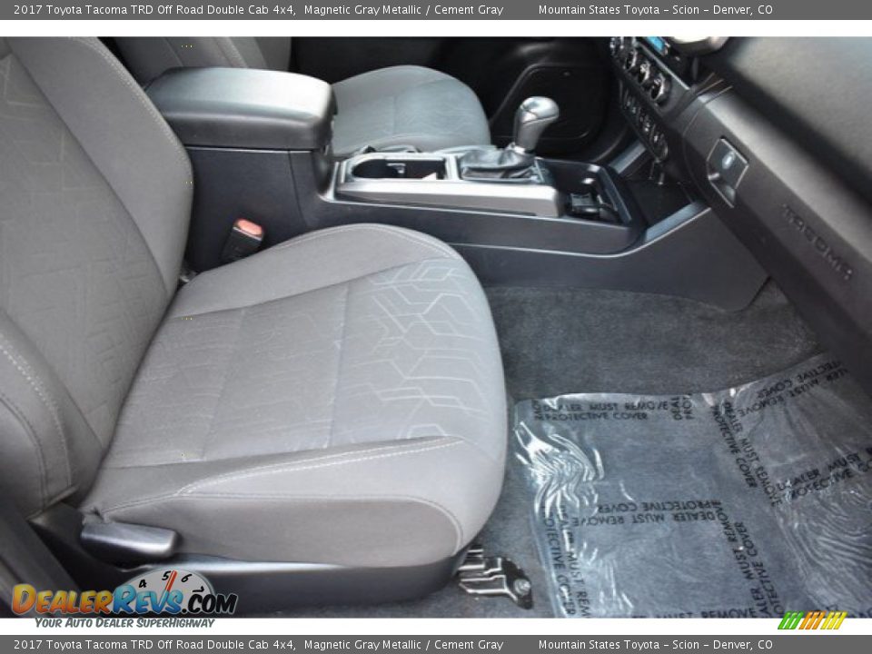 2017 Toyota Tacoma TRD Off Road Double Cab 4x4 Magnetic Gray Metallic / Cement Gray Photo #18