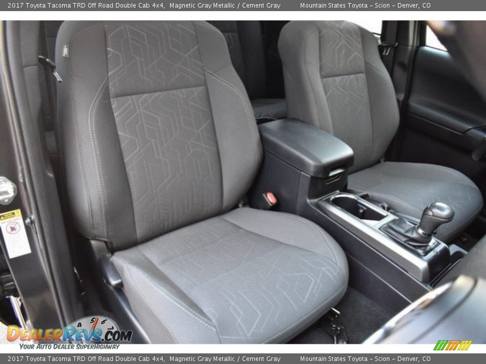 2017 Toyota Tacoma TRD Off Road Double Cab 4x4 Magnetic Gray Metallic / Cement Gray Photo #19