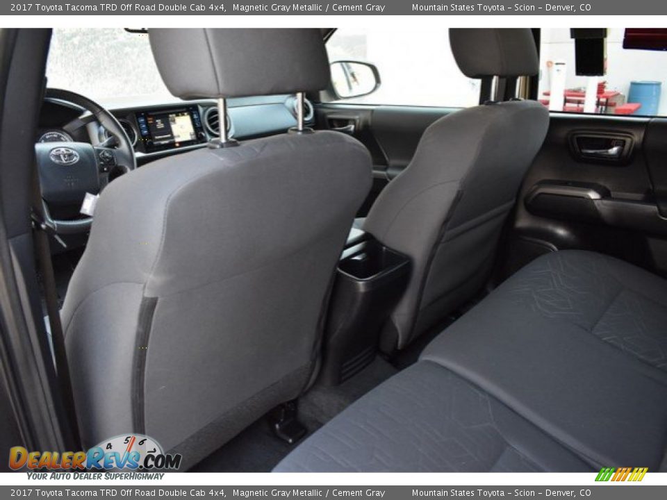 2017 Toyota Tacoma TRD Off Road Double Cab 4x4 Magnetic Gray Metallic / Cement Gray Photo #20