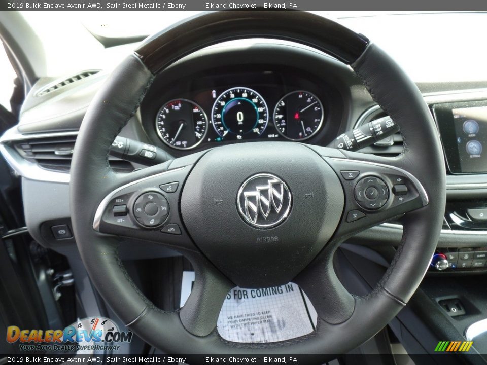 2019 Buick Enclave Avenir AWD Steering Wheel Photo #20