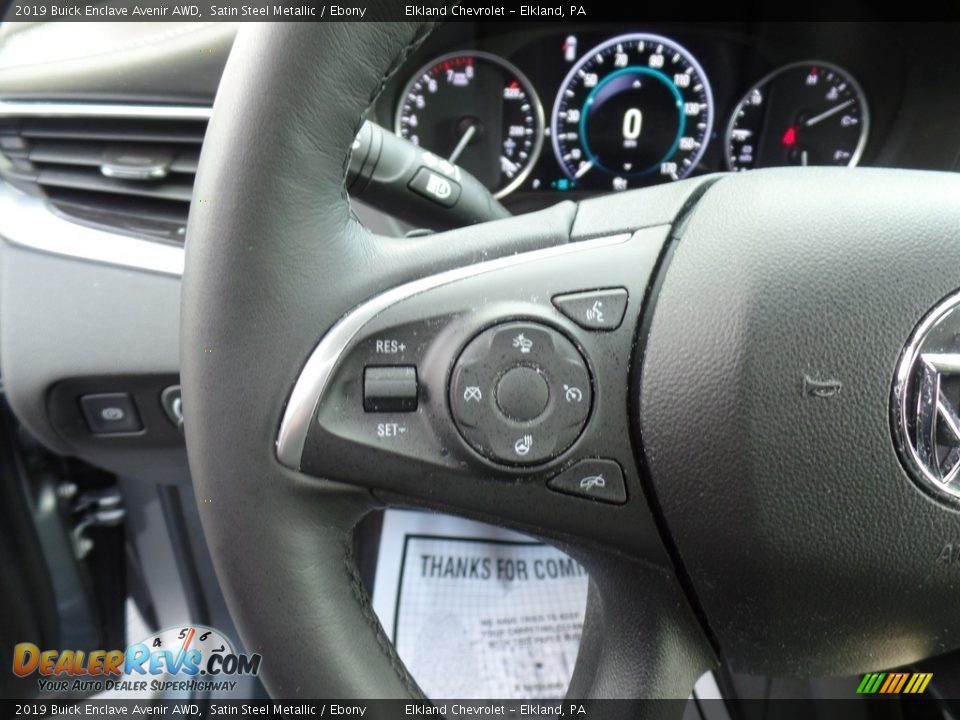 2019 Buick Enclave Avenir AWD Steering Wheel Photo #22
