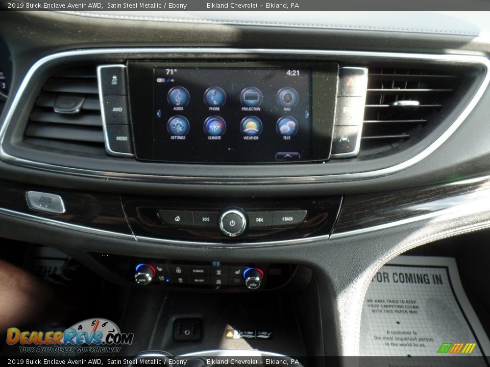2019 Buick Enclave Avenir AWD Satin Steel Metallic / Ebony Photo #25