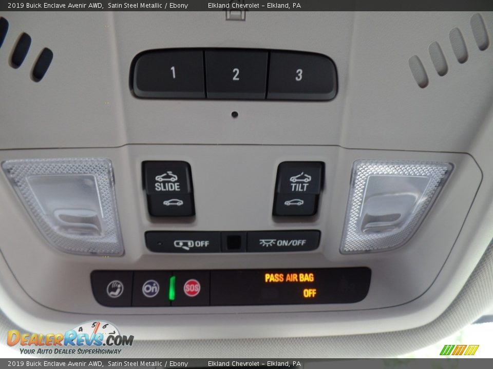 2019 Buick Enclave Avenir AWD Satin Steel Metallic / Ebony Photo #36