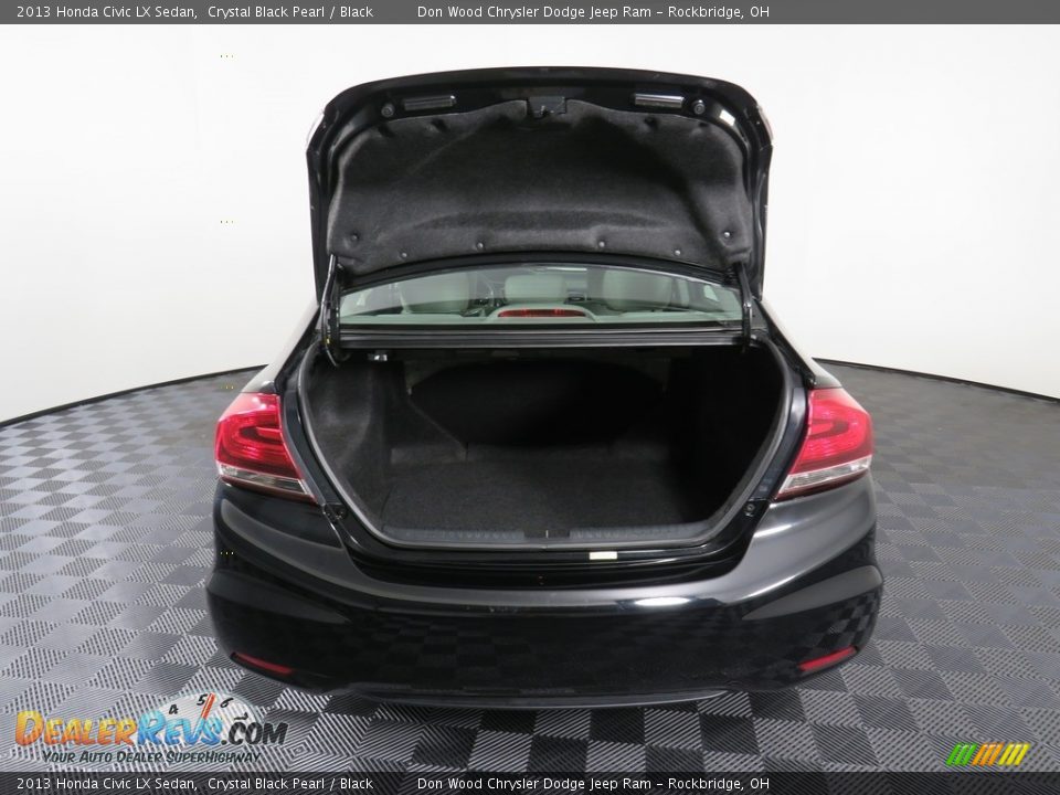 2013 Honda Civic LX Sedan Crystal Black Pearl / Black Photo #10