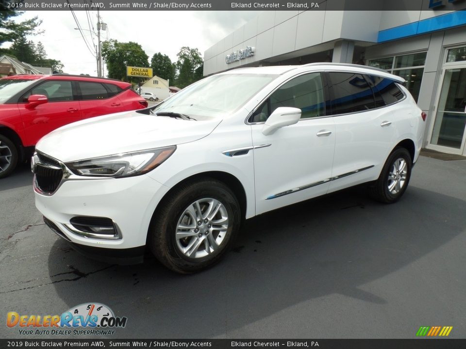 2019 Buick Enclave Premium AWD Summit White / Shale/Ebony Accents Photo #1