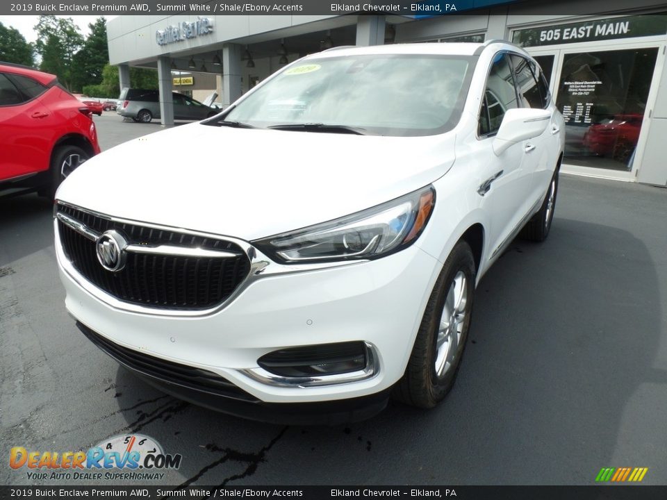 2019 Buick Enclave Premium AWD Summit White / Shale/Ebony Accents Photo #2