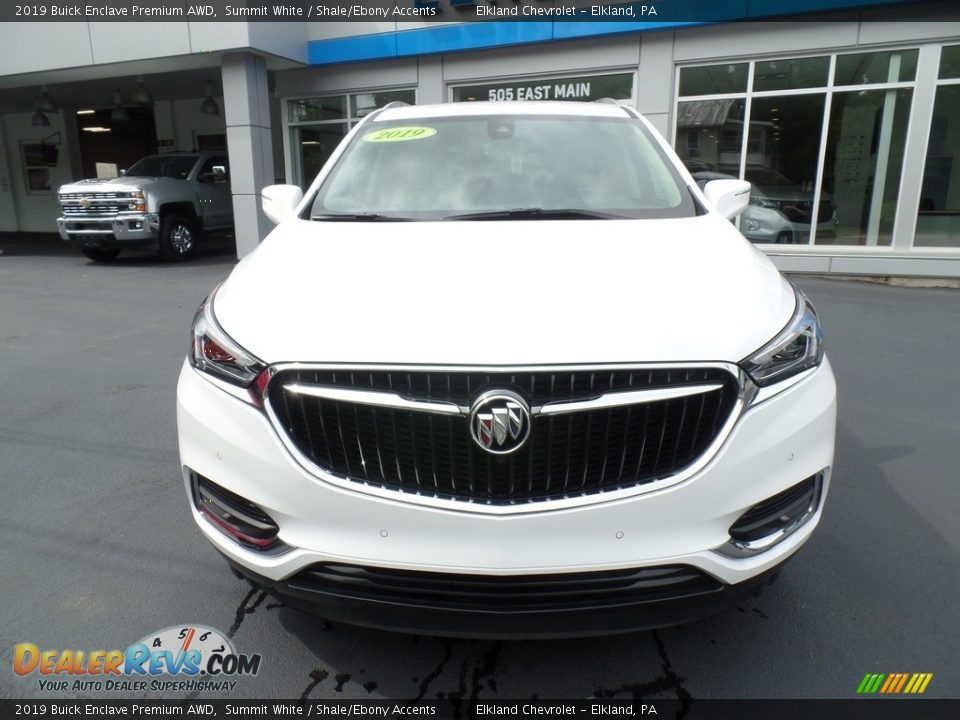 2019 Buick Enclave Premium AWD Summit White / Shale/Ebony Accents Photo #3