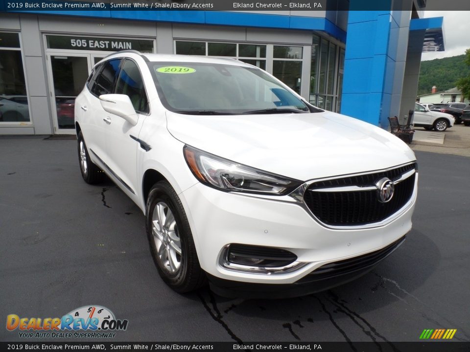 2019 Buick Enclave Premium AWD Summit White / Shale/Ebony Accents Photo #4