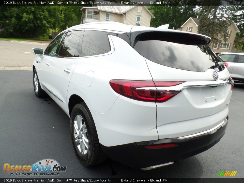 2019 Buick Enclave Premium AWD Summit White / Shale/Ebony Accents Photo #9