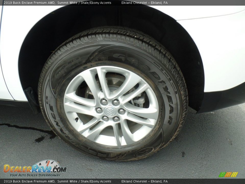 2019 Buick Enclave Premium AWD Summit White / Shale/Ebony Accents Photo #11