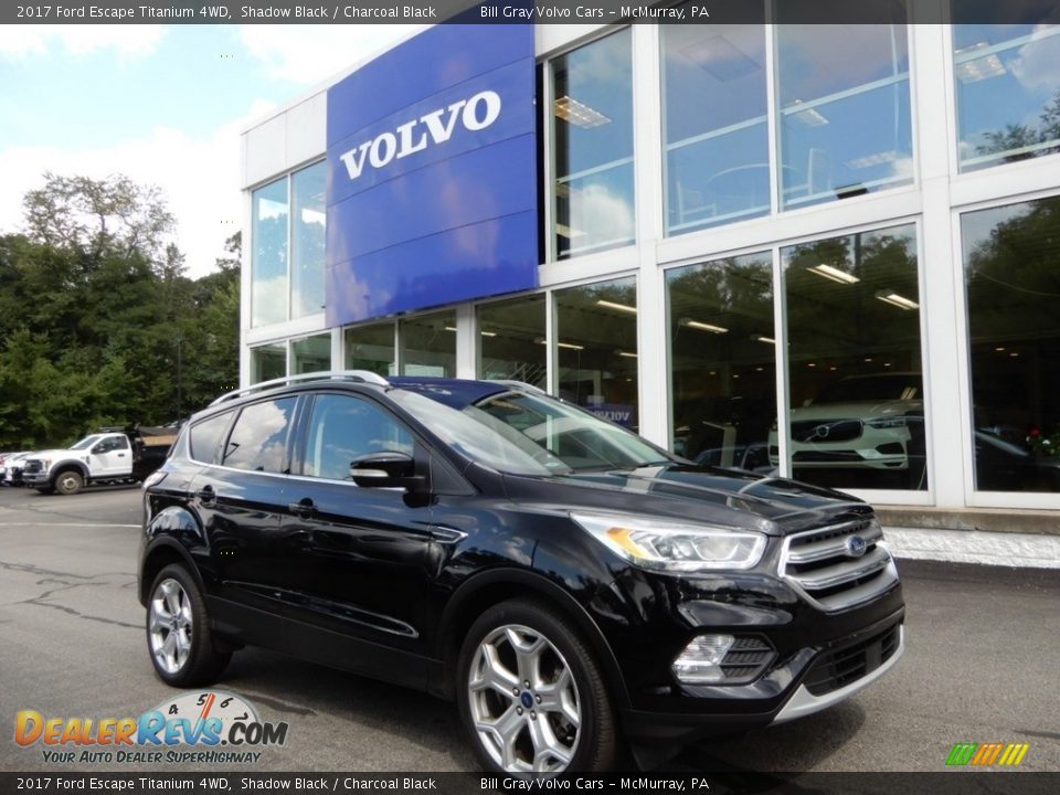 2017 Ford Escape Titanium 4WD Shadow Black / Charcoal Black Photo #1