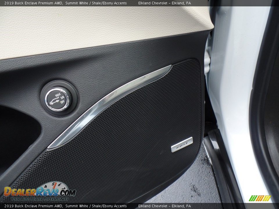 2019 Buick Enclave Premium AWD Summit White / Shale/Ebony Accents Photo #15