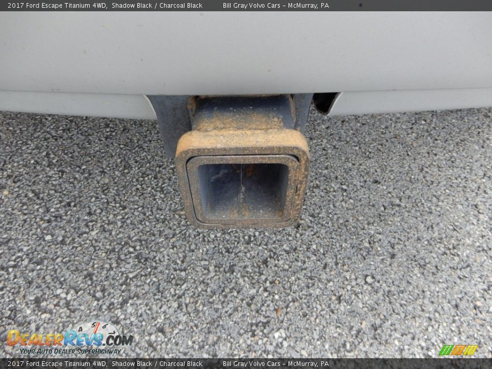2017 Ford Escape Titanium 4WD Shadow Black / Charcoal Black Photo #5