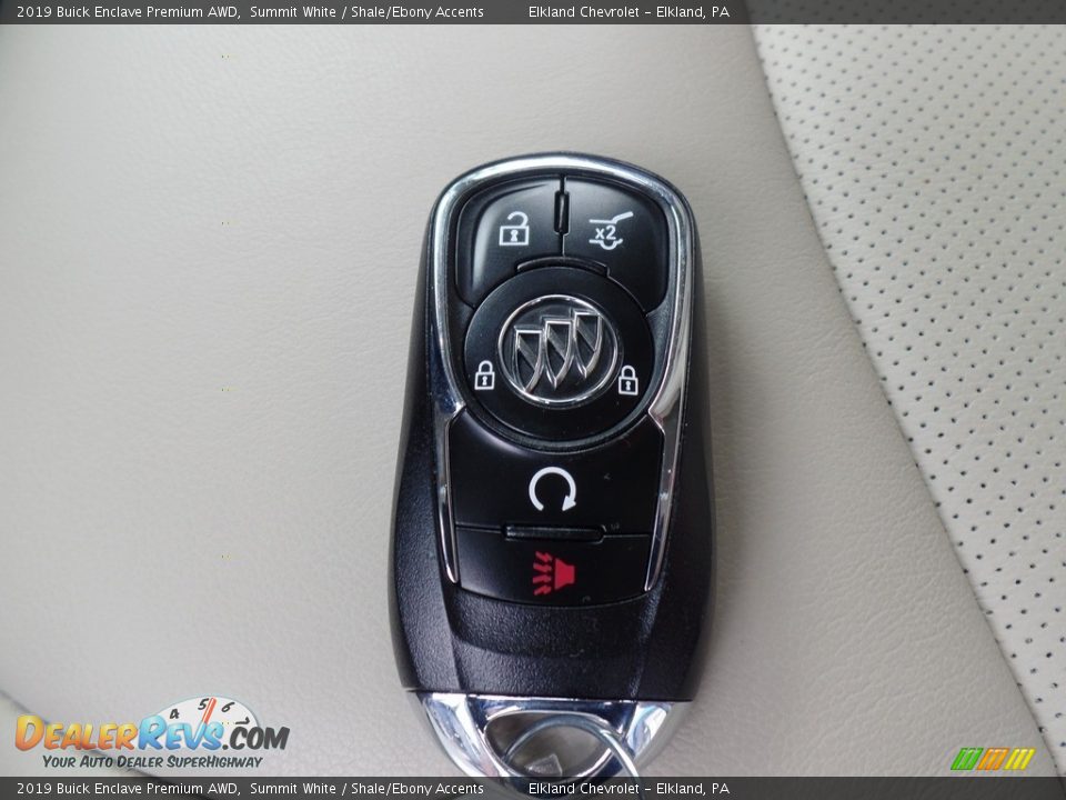 2019 Buick Enclave Premium AWD Summit White / Shale/Ebony Accents Photo #17