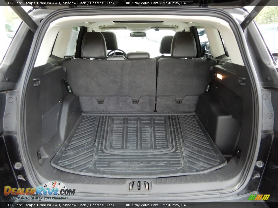 2017 Ford Escape Titanium 4WD Shadow Black / Charcoal Black Photo #6