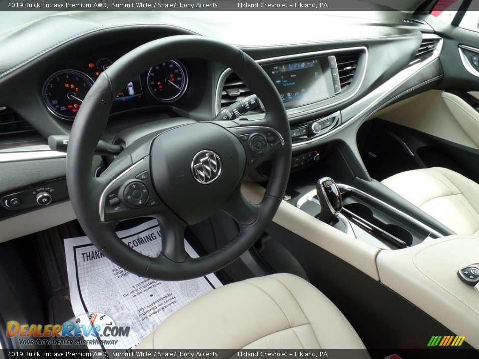 2019 Buick Enclave Premium AWD Summit White / Shale/Ebony Accents Photo #18