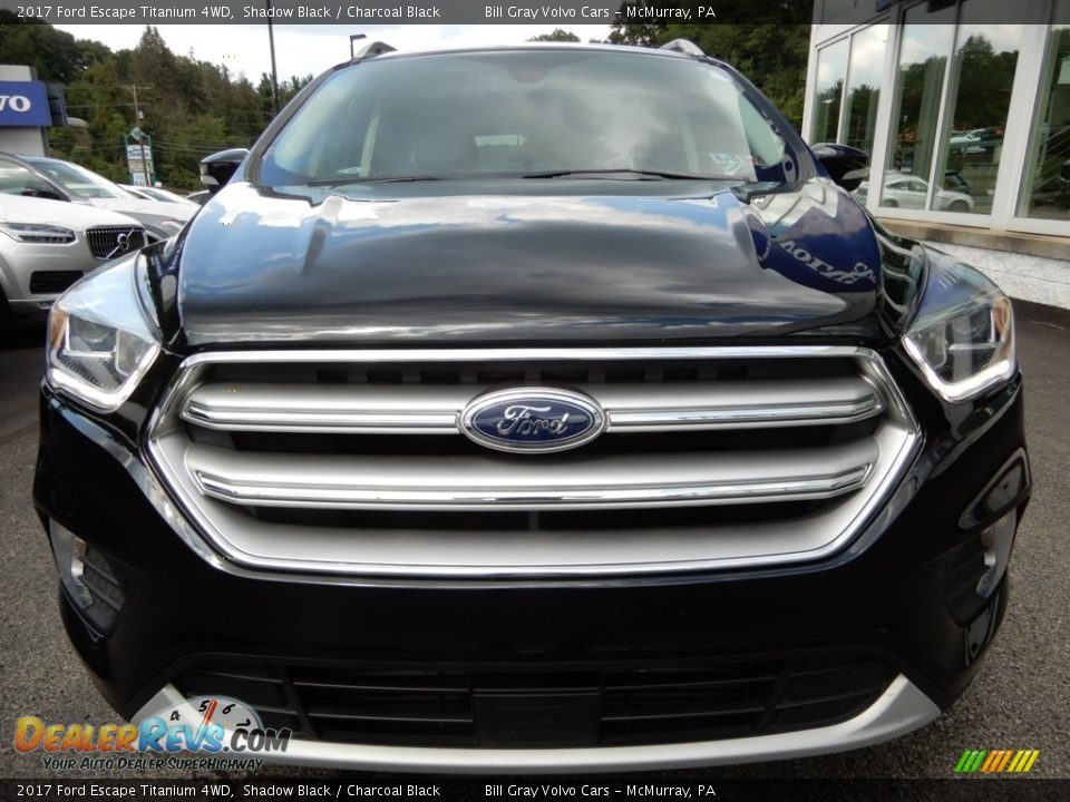 2017 Ford Escape Titanium 4WD Shadow Black / Charcoal Black Photo #10
