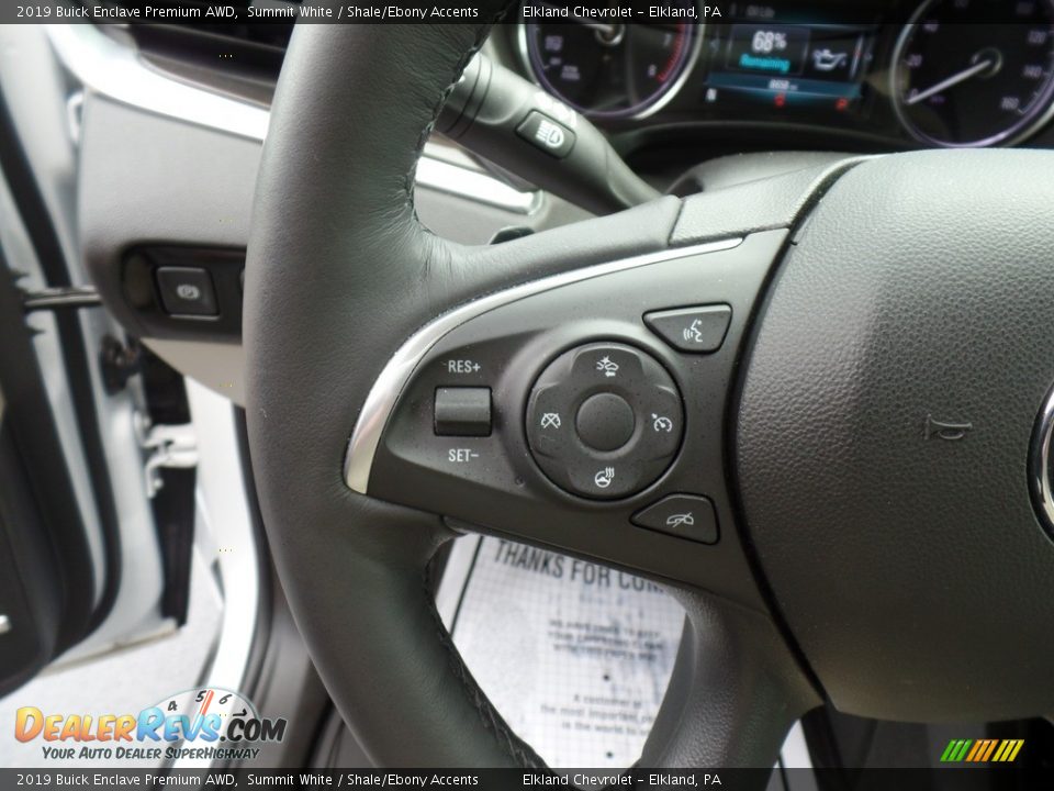 2019 Buick Enclave Premium AWD Summit White / Shale/Ebony Accents Photo #22