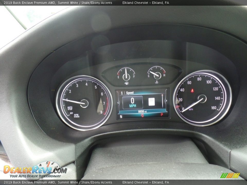2019 Buick Enclave Premium AWD Summit White / Shale/Ebony Accents Photo #24