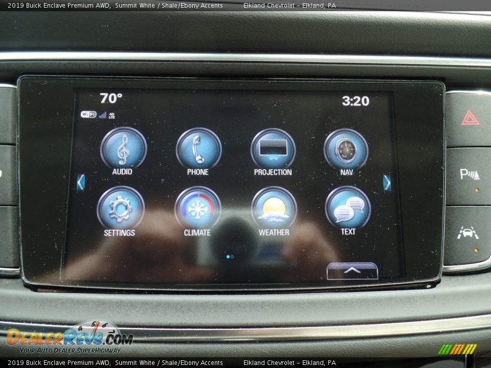 2019 Buick Enclave Premium AWD Summit White / Shale/Ebony Accents Photo #26