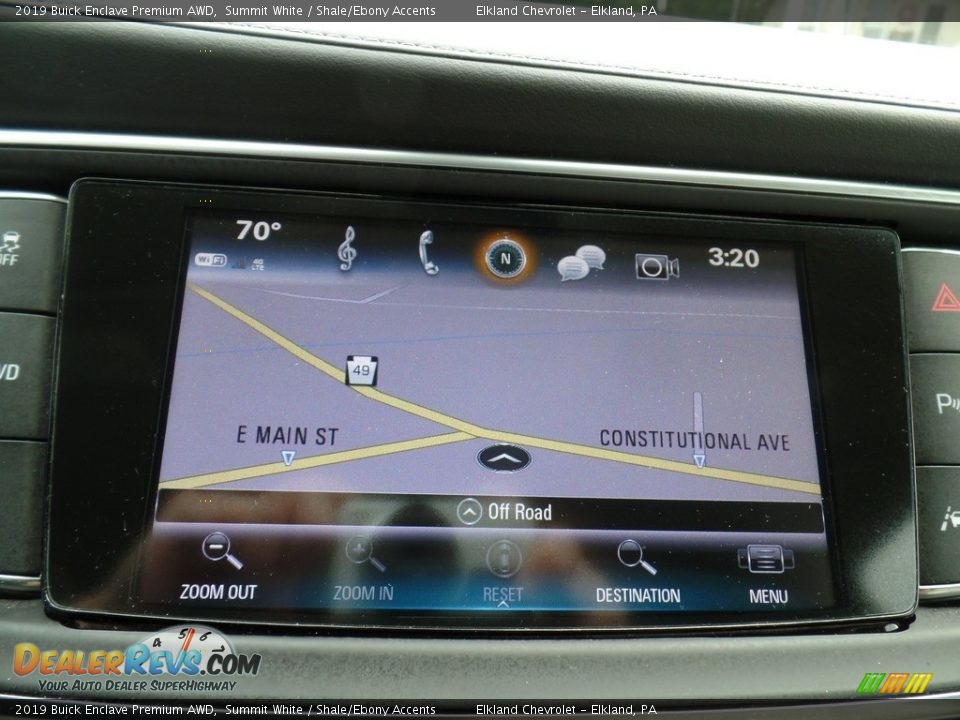 2019 Buick Enclave Premium AWD Summit White / Shale/Ebony Accents Photo #29