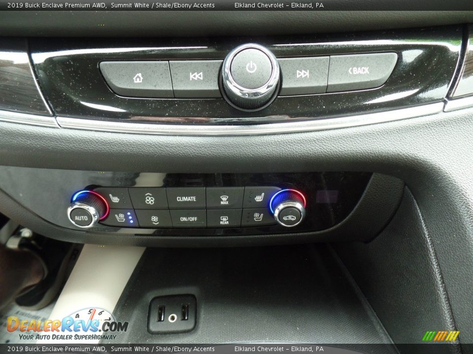 2019 Buick Enclave Premium AWD Summit White / Shale/Ebony Accents Photo #31