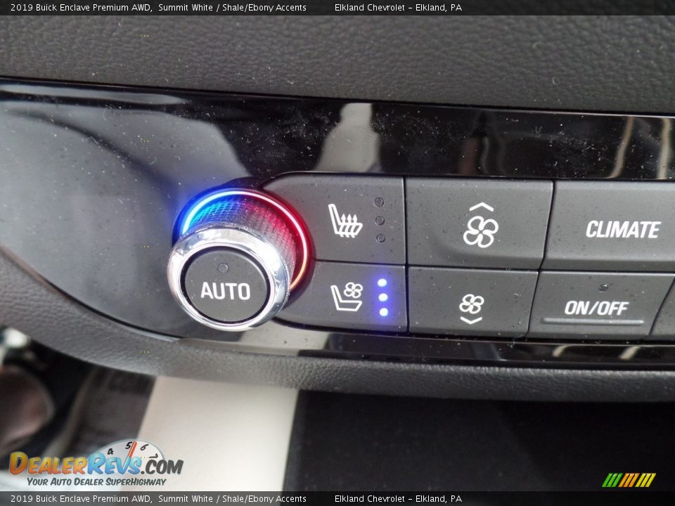 2019 Buick Enclave Premium AWD Summit White / Shale/Ebony Accents Photo #32